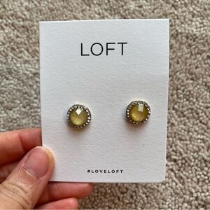NEW LOFT Yellow Stud Earrings